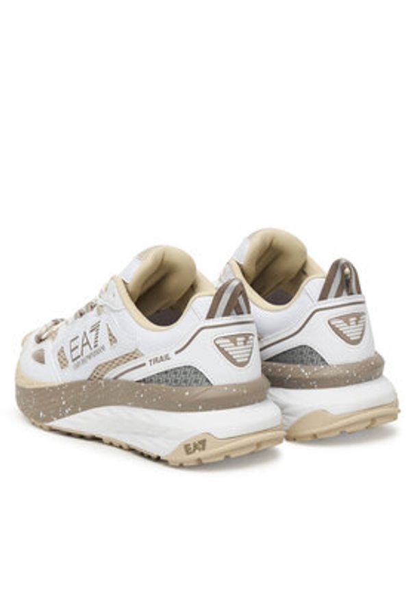 EA7 Emporio Armani Sneakersy 7X000602 AF10181 MZ702 Biały. Kolor: biały. Materiał: skóra