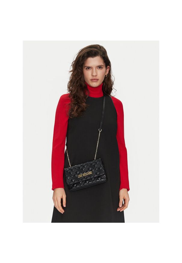 Love Moschino - Torebka LOVE MOSCHINO. Kolor: czarny