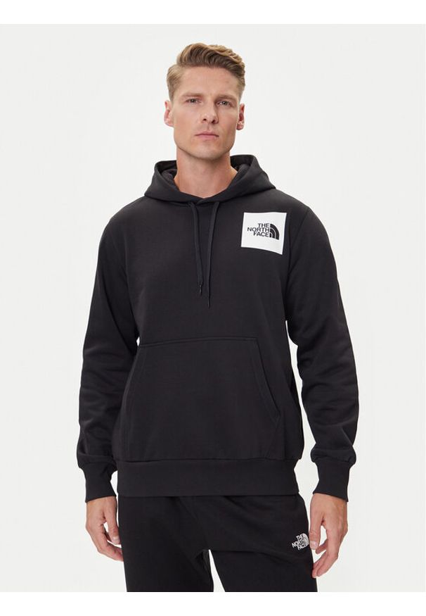 The North Face Bluza Fine NF0A89EU Czarny Regular Fit. Kolor: czarny. Materiał: syntetyk, bawełna