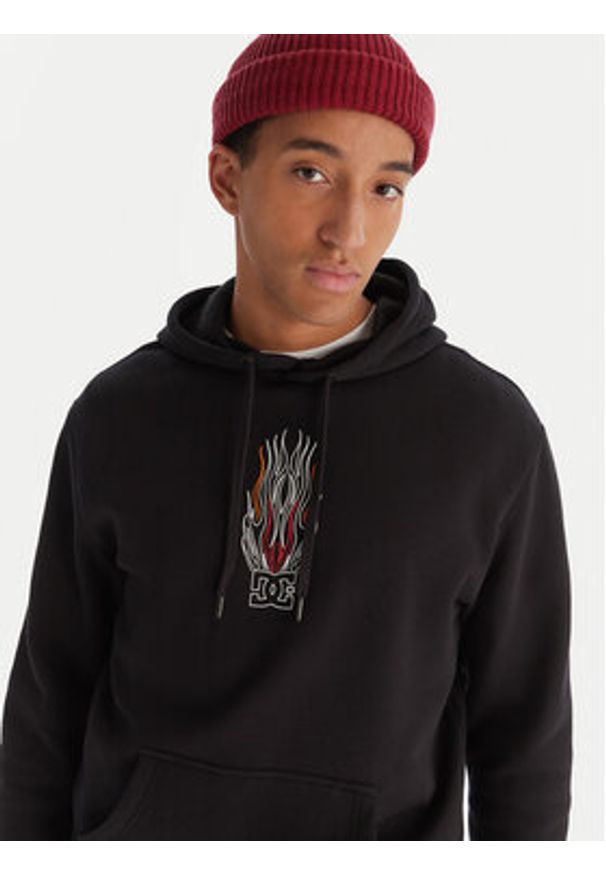 DC Shoes Bluza Burnt Out EDYSF03253 Czarny Regular Fit. Kolor: czarny. Materiał: bawełna