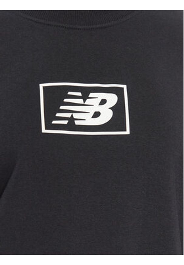 New Balance Bluza Essentials French Terry Crew WT33514 Czarny Regular Fit. Kolor: czarny. Materiał: bawełna