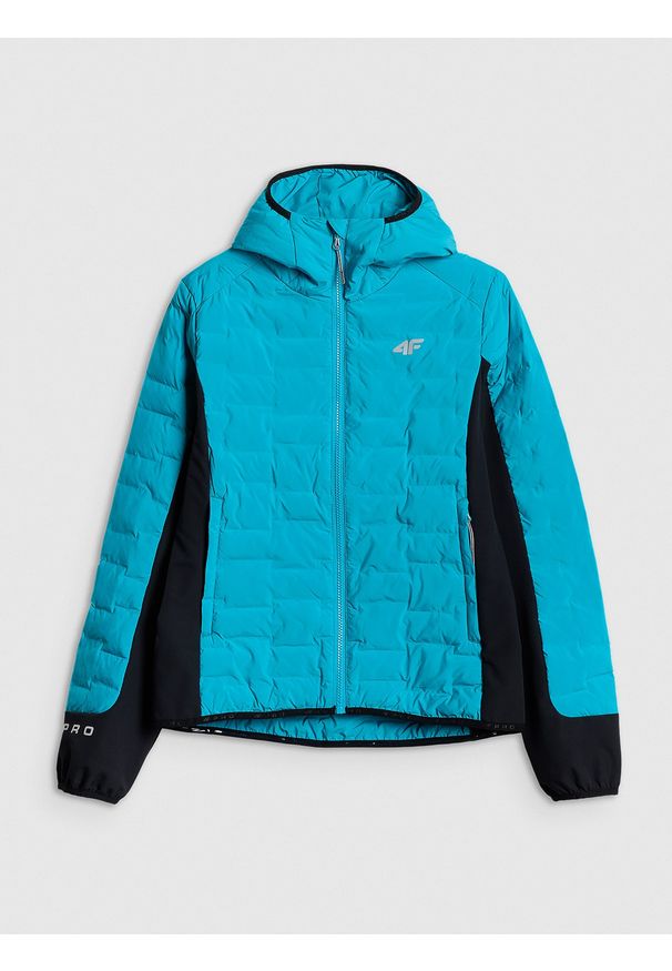 4f - 4F Kurtka trekkingowa z wypełnieniem Primaloft Silver damska - turkusowa M. Kolor: turkusowy. Materiał: tkanina, materiał. Technologia: Primaloft. Sezon: lato
