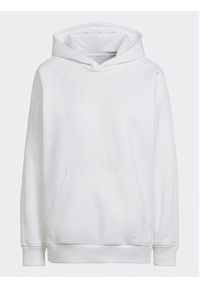 Adidas - adidas Bluza ALL SZN Fleece HT3828 Biały Loose Fit. Kolor: biały. Materiał: bawełna #5