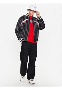 Tommy Jeans Kurtka bomber Pinstripe DM0DM15917 Czarny Relaxed Fit. Kolor: czarny. Materiał: syntetyk #2