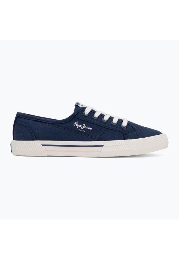 Buty damskie Pepe Jeans Brady Basic. Kolor: niebieski
