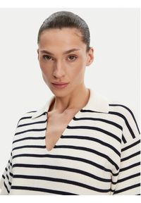 TOMMY HILFIGER - Tommy Hilfiger Sweter WW0WW45400 Beżowy Regular Fit. Kolor: beżowy. Materiał: bawełna #3
