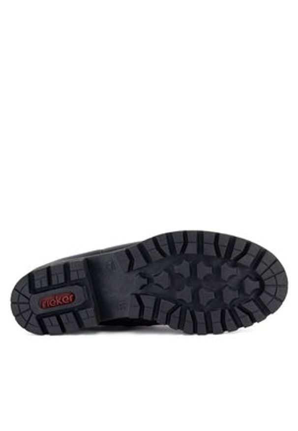 Rieker Botki 78570-00 Czarny. Kolor: czarny. Materiał: skóra