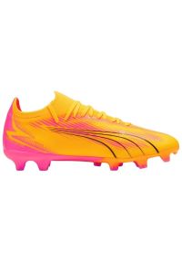 Buty piłkarskie Puma Ultra Match FG/AG 107754 03 pomarańczowe. Kolor: pomarańczowy. Szerokość cholewki: normalna. Sport: piłka nożna #5
