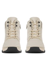 Rieker Trzewiki 45955-60 Beżowy. Kolor: beżowy. Materiał: materiał #5