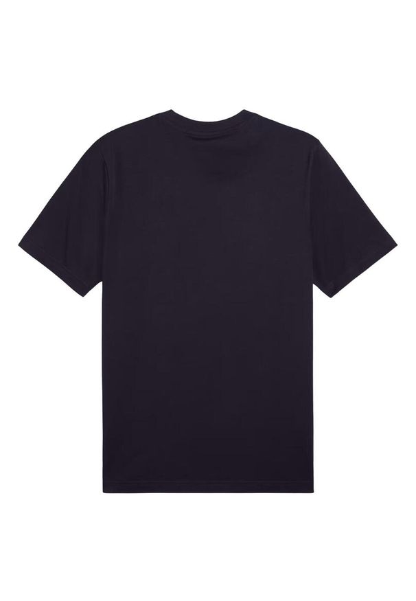 Puma - Męska Koszulka Essentials No 1 Small Logo T-shirt. Kolor: niebieski. Sport: turystyka piesza