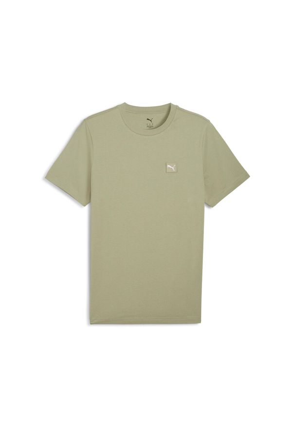 Koszulka Puma Essentials Elevated. Kolor: zielony. Sport: turystyka piesza