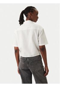 Tommy Jeans Koszula DW0DW22210 Biały Relaxed Fit. Kolor: biały. Materiał: len #3