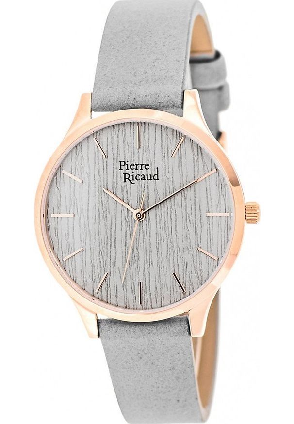 Zegarek Pierre Ricaud Zegarek damski Pierre Ricaud P22081.9GR7Q szary. Kolor: szary