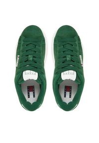 Tommy Jeans Sneakersy Tjw Skate Sneaker EN0EN02737 Zielony. Kolor: zielony. Materiał: zamsz, skóra. Sport: skateboard