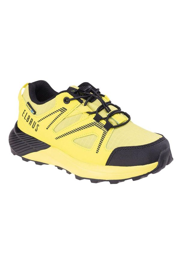 Elbrus - Dziecięce/niemowlęce Wodoodporne Buty Do Chodzenia Vapus. Kolor: czarny, wielokolorowy, zielony. Sport: turystyka piesza