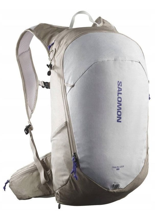 salomon - Plecak trailblazer 20-vintage khaki-glacier grey SALOMON. Kolor: brązowy. Styl: vintage