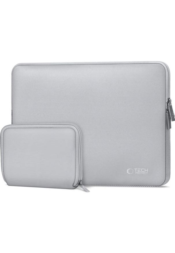 TECH-PROTECT - Pokrowiec Tech-Protect NeoSlim do laptopa 13-14'' szary. Kolor: szary. Materiał: materiał, polar, neopren, tkanina. Styl: biznesowy, elegancki, casual