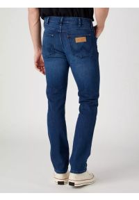 Wrangler - WRANGLER LARSTON MĘSKIE SPODNIE JEANSOWE JEANSY BLUE RING W18SOC42G 112329013