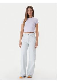Calvin Klein Jeans T-Shirt LV047AB802 Różowy Regular Fit. Kolor: różowy. Materiał: bawełna #3