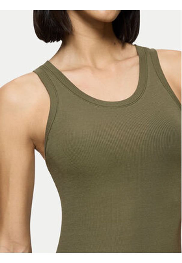 Triumph Top Beauty Layers 10221176 Zielony Slim Fit. Kolor: zielony. Materiał: lyocell