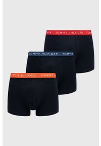 TOMMY HILFIGER - Tommy Hilfiger Bokserki (3-pack) męskie kolor różowy. Kolor: niebieski. Materiał: materiał, włókno #1