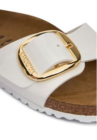 Birkenstock Klapki Madrid Big Buckle 1019814 Biały. Kolor: biały. Materiał: skóra #3
