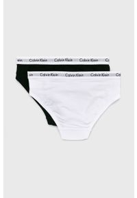 Calvin Klein Underwear - Figi dziecięce (2-pack). Kolor: biały. Materiał: bawełna, dzianina, elastan. Wzór: gładki #2