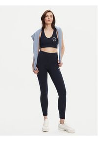 TOMMY HILFIGER - Tommy Hilfiger Legginsy UW0UW05893 Granatowy Slim Fit. Kolor: niebieski. Materiał: bawełna #4