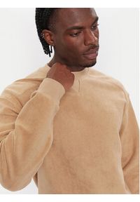 United Colors of Benetton - United Colors Of Benetton Bluza 3NMEU109T Beżowy Regular Fit. Kolor: beżowy. Materiał: bawełna #5