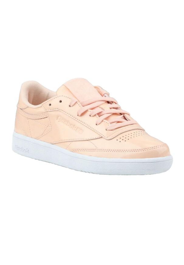 Reebok - Buty Sportowe Damskie Club C 85 Patent Coated Leather. Kolor: różowy. Sezon: zima. Styl: sportowy