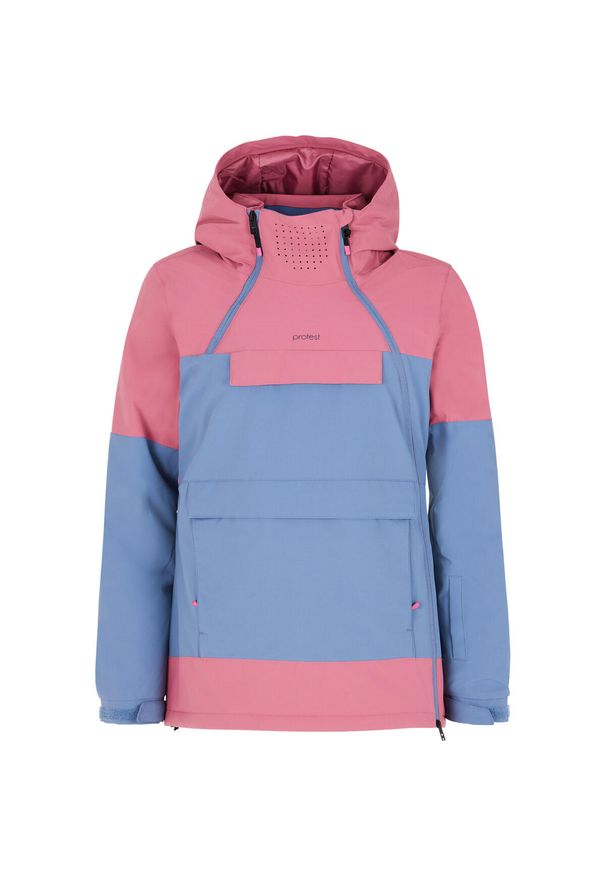 Damska kurtka narciarska Protest Disty. Kolor: wielokolorowy, fioletowy, różowy. Sezon: zima. Sport: narciarstwo