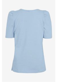 Freequent - Bluzka Fenja. Kolor: niebieski. Materiał: bawełna, jersey