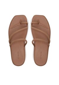 Crocs Japonki Miami Toe Loop Sandal 209862 Brązowy. Kolor: brązowy #4