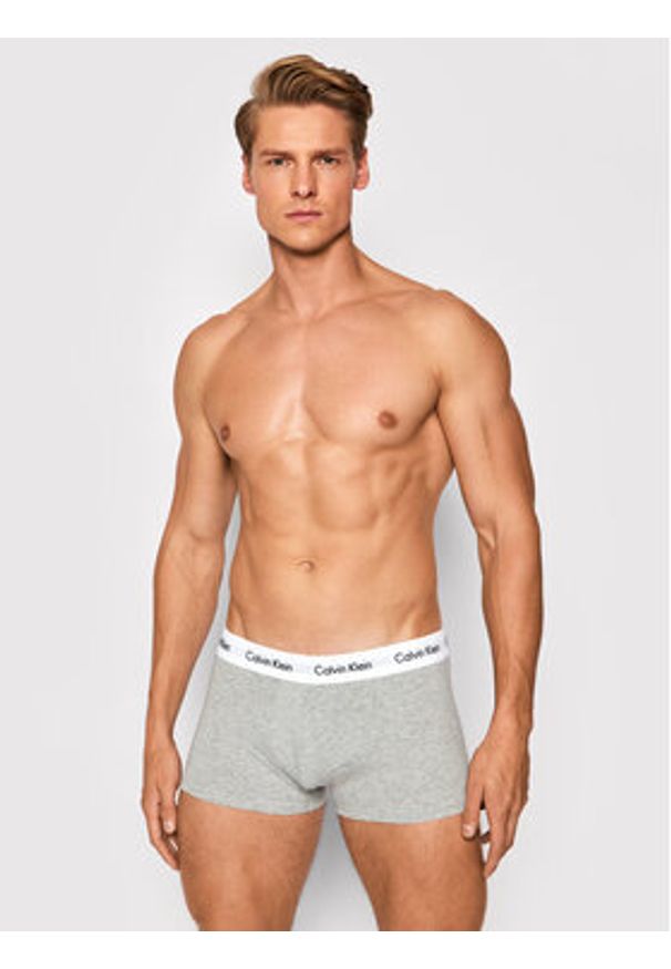 Calvin Klein Underwear Komplet 3 par bokserek 0000U2664G Szary. Kolor: szary. Materiał: bawełna