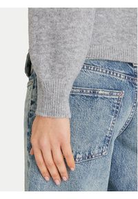 Vero Moda Sweter Ivory 10342072 Szary Regular Fit. Kolor: szary. Materiał: syntetyk #3