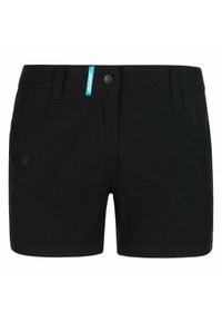 Damskie lekkie szorty Kilpi Bree. Kolor: czarny. Materiał: nylon. Sezon: lato. Sport: turystyka piesza #1