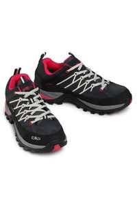 CMP Trekkingi Rigel Low Wmn Trekking Shoes Wp 3Q13246 Czarny. Kolor: czarny. Materiał: zamsz, skóra #7