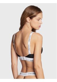 Calvin Klein Underwear Biustonosz bezfiszbinowy 000QF7059E Czarny. Kolor: czarny. Materiał: bawełna