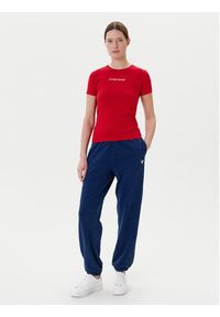 Guess Jeans T-Shirt W4YI01 J1314 Czerwony Slim Fit. Kolor: czerwony. Materiał: bawełna #5