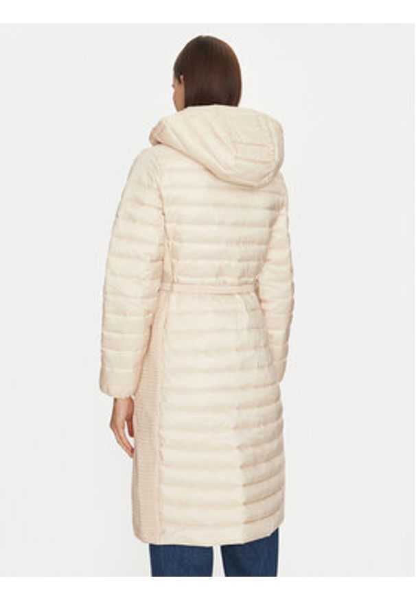 Calvin Klein Kurtka zimowa K20K207732 Beżowy Slim Fit. Kolor: beżowy. Materiał: syntetyk. Sezon: zima