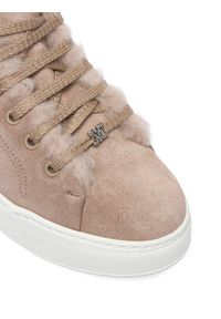 Max Mara Sneakersy Tmaxi1 2524766172650 Beżowy. Kolor: beżowy. Materiał: skóra, zamsz #3