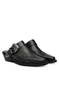 Tommy Jeans Klapki Archive Cowboy Mule Leather EN0EN03063 Czarny. Kolor: czarny. Materiał: skóra #3
