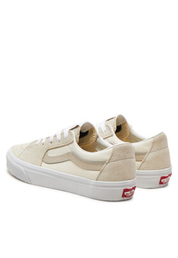 Vans Tenisówki Sk8-Low VN000BVXCD31 Écru. Materiał: zamsz, skóra