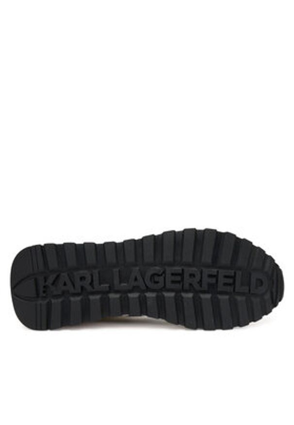 Karl Lagerfeld - KARL LAGERFELD Sneakersy KL51124E Biały. Kolor: biały. Materiał: zamsz, skóra