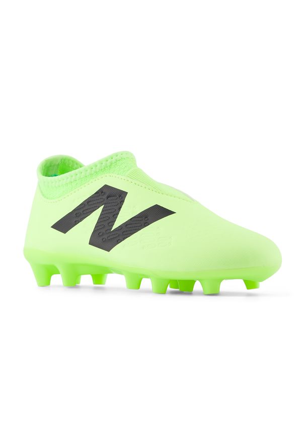 Korki dziecięce New Balance TEKELA V4+ MAGIQUE JNR FG SJT3FL45 – zielone. Kolor: zielony. Materiał: syntetyk, materiał. Szerokość cholewki: normalna