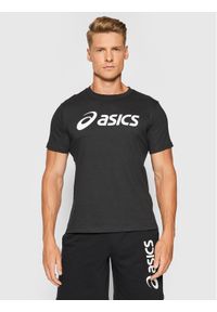 Asics T-Shirt Big Logo 2031A978 Czarny Regular Fit. Kolor: czarny. Materiał: syntetyk, bawełna