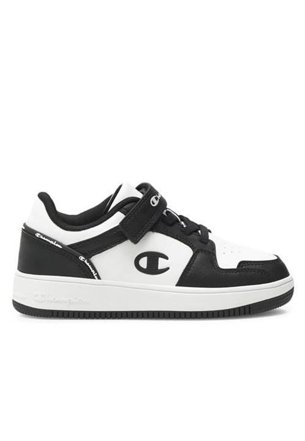 Buty do chodzenia dla dzieci Champion Rebound 2.0 Low. Okazja: na co dzień. Zapięcie: rzepy. Kolor: biały. Materiał: materiał, syntetyk, tkanina. Sport: turystyka piesza