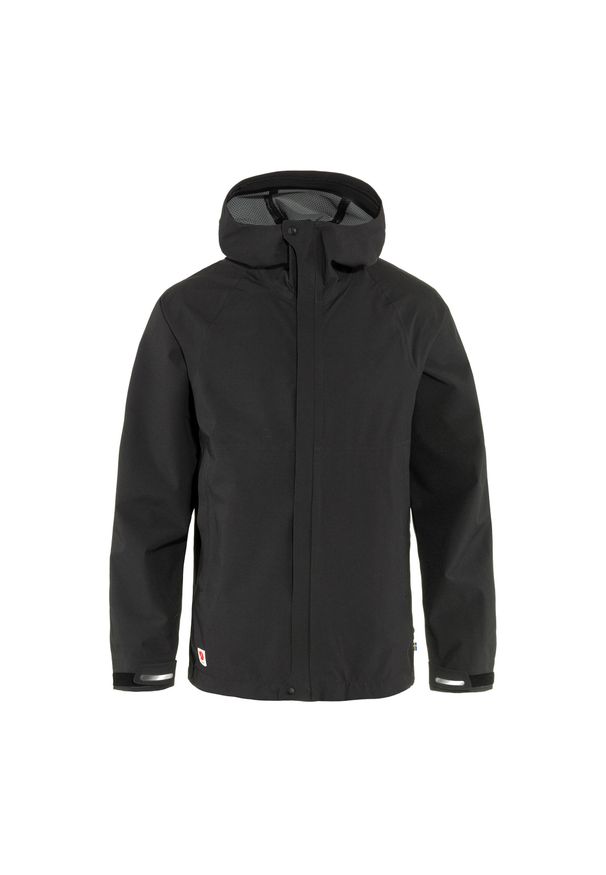Kurtka przeciwdeszczowa męska Fjällräven HC Hydratic Trail. Kolor: czarny. Sport: turystyka piesza