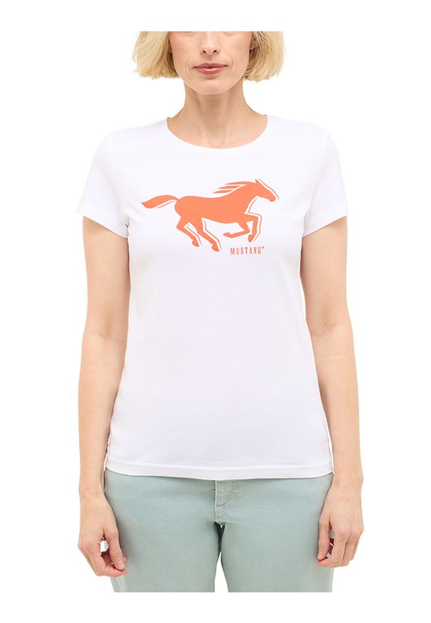 Damski T-Shirt Mustang Style Loa General White 1016508 2045