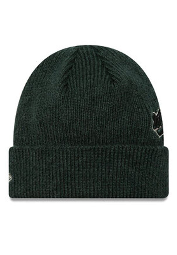 New Era Czapka Atlanta Braves World Series Patch Cuff Knit Beanie 60580730 Zielony. Kolor: zielony. Materiał: materiał, akryl